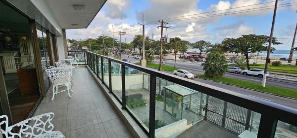 A la foto es mostra l'objecte Maravilhoso apartamento frente ao mar em excelente localização situat a la ciutat de Santos.