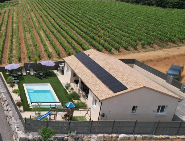 En Ardèche Villa De Vacances L'olympe Climatisée Avec Sa Piscine Privée Et Chauffée - Joyeuse