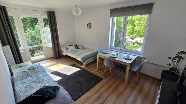 På billedet ses objektet Apartament VERDE Malbork centrum beliggende i byen Malbork.