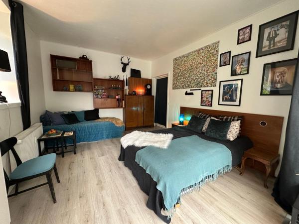 Na fotografii je vidět objekt Hobro guesthouse nacházející se ve městě Stenild.