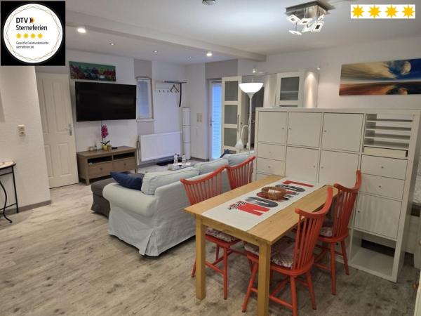 Na zdjęciu widoczny jest obiekt Ahauser Ferien- und Business-Appartement 48qm położony w mieście Hellwege.