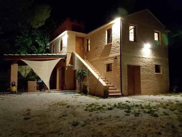 På bildet vises objektet Agriturismo la casa degli amici som ligger i byen Cossignano.