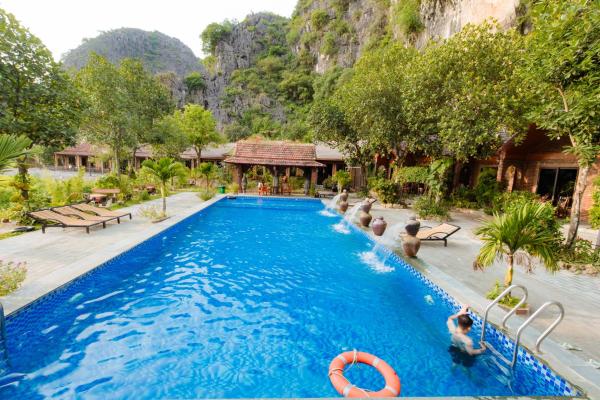 Na zdjęciu widoczny jest obiekt Tam Coc Mr Loa Bungalow położony w mieście Ninh Binh.