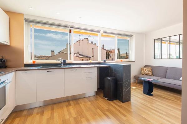 På billedet ses objektet Vauban City-center 1 bedroom apartment in Antibes with AC beliggende i byen Antibes.