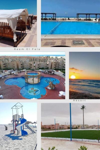 Doplex Beach Chalet With Private Garden In Reem Elfala Resort - Egypt