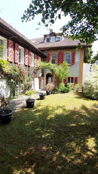 A la foto es mostra l'objecte Swiss Art & Vine Pop-Up House situat a la ciutat de Biel.