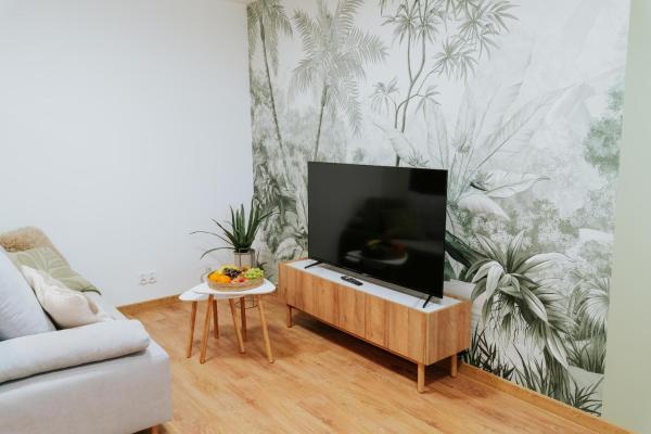 Na zdjęciu widoczny jest obiekt Apartament 2A na ul Wiejskiej 32c położony w mieście Gromiec.