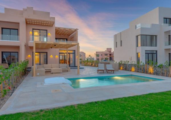 A la foto es mostra l'objecte Idyllic 3BR Twin Villa Pool & Lagoon Ancient Hill situat a la ciutat de El Gouna.