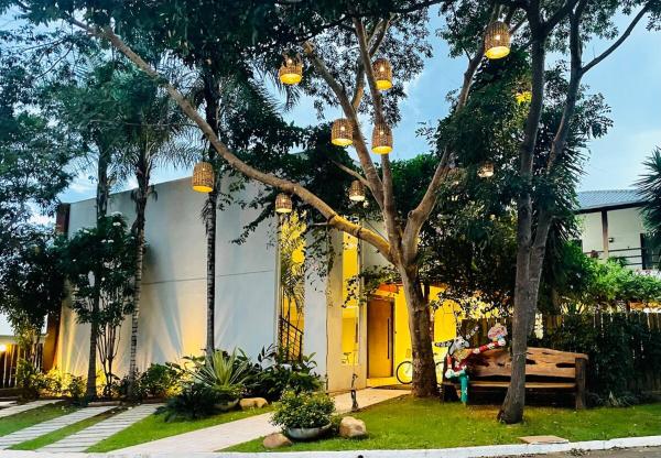 A la foto es mostra l'objecte Casa Feliz Condomínio Parque da Estalagem situat a la ciutat de Pirenópolis.