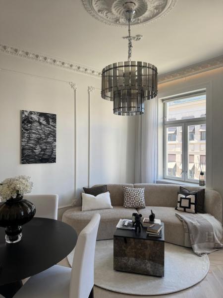 A la foto es mostra l'objecte Stylish Apartment at Frogner situat a la ciutat de Oslo.