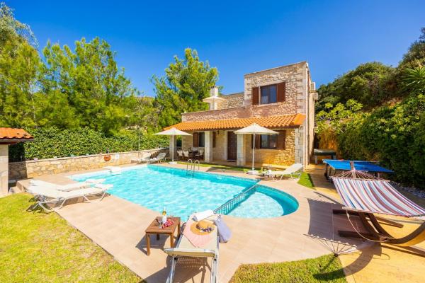 A la foto es mostra l'objecte Villa Katia Faragi situat a la ciutat de Giannoudi.