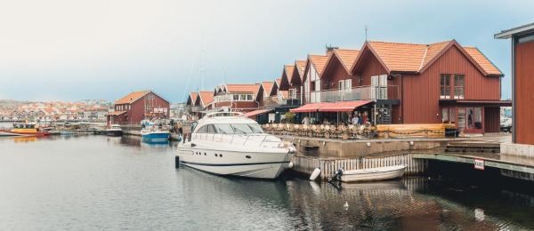 Auf dem Foto ist das Objekt Hotell Bistro Port Sud in der Stadt Toftenäs zu sehen.