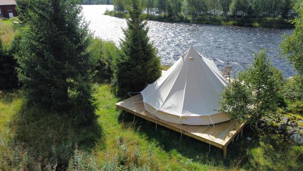 Nella foto è visibile l'oggetto River Glamping - Jordet, Trysil - med fiskerett situato nella città di Trysil.