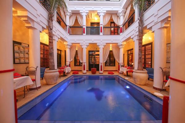 Na fotografii je vidět objekt Riad Africa - Marrakech Medina Maison d'Hote nacházející se ve městě Marakéš.