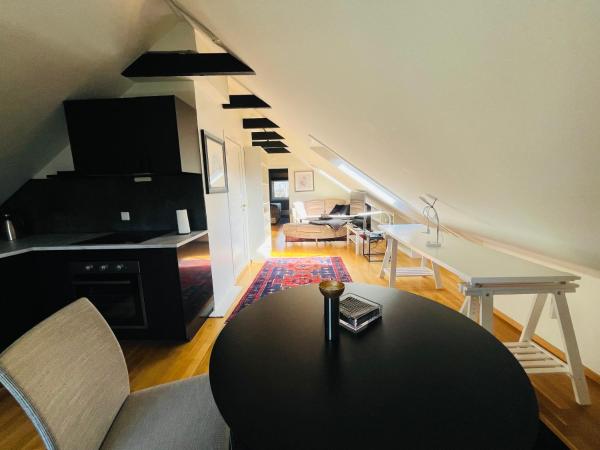 A la foto es mostra l'objecte Koselig loft til leie situat a la ciutat de Stavanger.