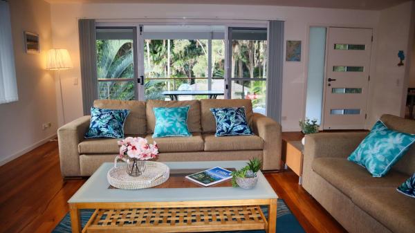 På bildet vises objektet Blue Vogue Apt at Blueys Beach som ligger i byen Blueys Beach.