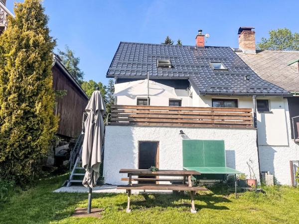 The photo shows the Holiday Home JaZ by Interhome located in the city of Bedřichov.
