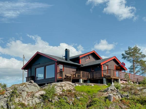 Στη φωτογραφία φαίνεται το αντικείμενο Fantastic View Cabin In Peaceful Blefjel που βρίσκεται στην πόλη Lampeland.