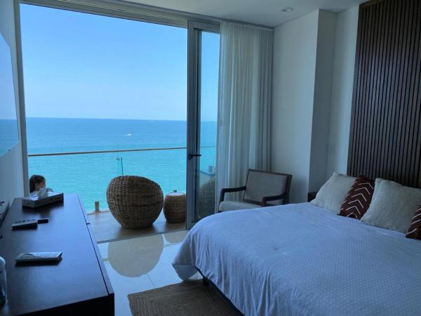 På billedet ses objektet Lujoso y Bonito Apartamento a Orilla de Playa beliggende i byen Mazatlán.