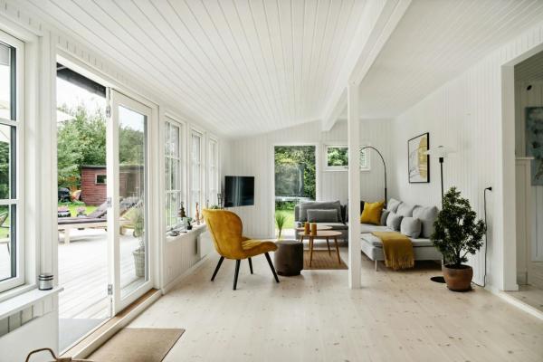 På bilden syns objektet Bright And Classic House Near Høve Beach som ligger i staden Høve Strand.