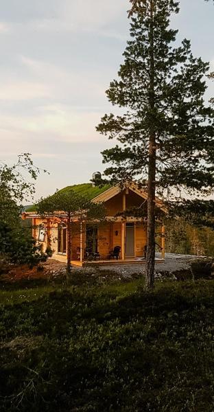 写真にはFlesberg市にあるCharming Small Cabin At The Top Of Blefjellが写っています。