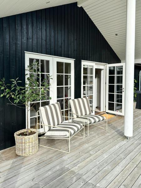 Na fotografii je vidět objekt Family Holiday Home Near Denmark's Best Beach nacházející se ve městě Væggerløse.