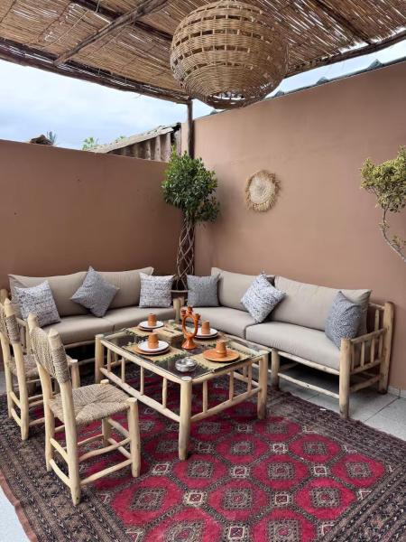 A la foto es mostra l'objecte A Modern apartment in Gueliz, near Jemaa el-Fna situat a la ciutat de Marràqueix.