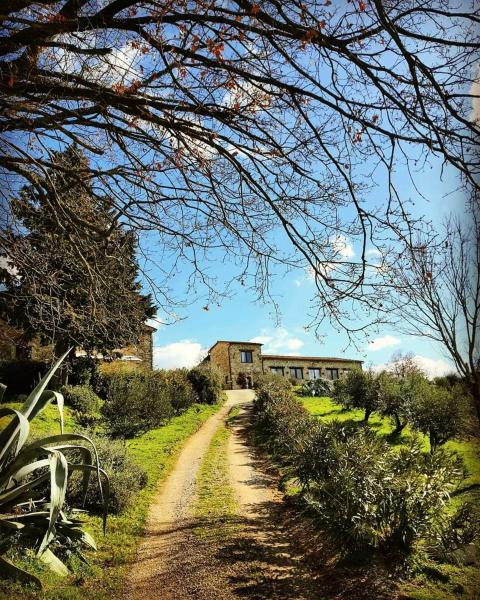 照片显示了位于Montorgiali市的Intero casale immerso nel verde della Maremma物件。