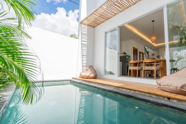 A la foto es mostra l'objecte Sunrise Bliss #6 Canggu 2BR Private Pool Villa By Bali Bliss Properties situat a la ciutat de Buduk.