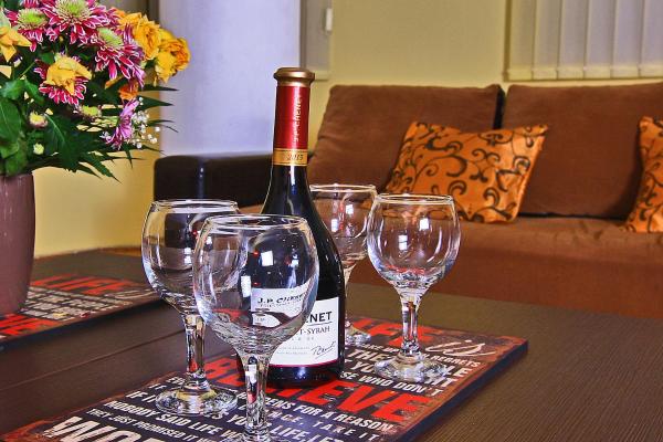 写真にはブカレスト市にあるNirvana Accommodationが写っています。