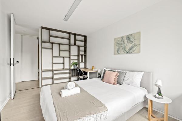 The photo shows the Relaxed Queen Room - Serene Spot at Pymble - Shared Bathroom located in the city of Turramurra.