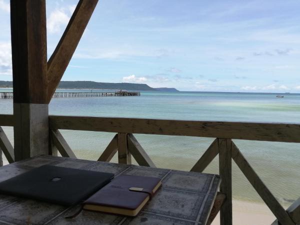 Na fotografii je vidět objekt SokSan Seaview Cottage nacházející se ve městě Kaôh Rŭng.