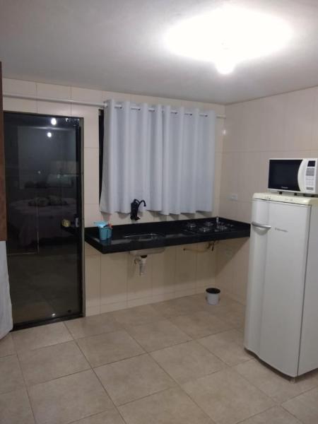 Na fotografii je vidět objekt Kitnet para duas pessoas com garagem nacházející se ve městě Soledade de Minas.