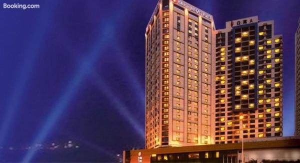 Auf dem Foto ist das Objekt Weihai Haiyue Jianguo Hotel in der Stadt Sunjiatuan zu sehen.