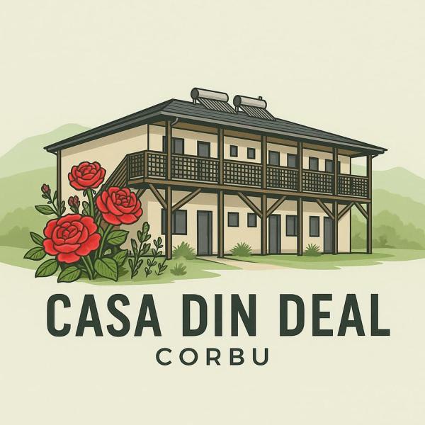 Na zdjęciu widoczny jest obiekt Casa din Deal położony w mieście Corbu.