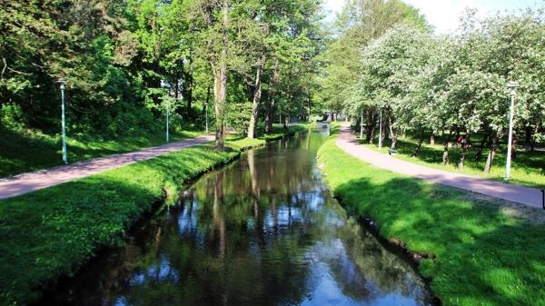 A la foto es mostra l'objecte Apartament nad Hańczą - klimatyzacja, parking podziemny situat a la ciutat de Suwałki.