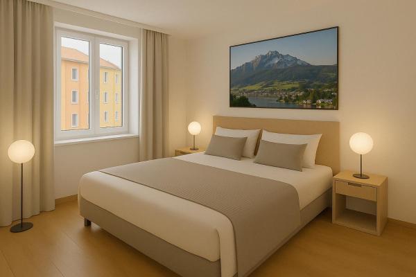 A la foto es mostra l'objecte Room in Kriens Luzern situat a la ciutat de Lucerna.