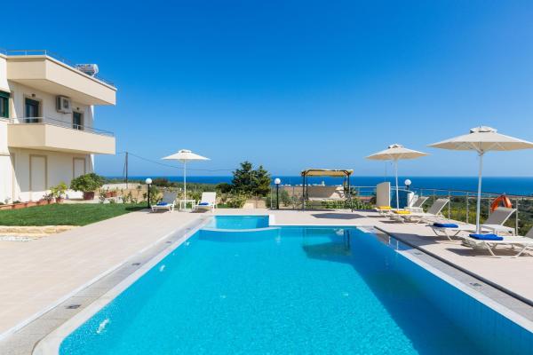 Auf dem Foto ist das Objekt Diamantis Villa, Serene Oasis with SeaViews, By ThinkVilla in der Stadt Adelianos Kampos zu sehen.