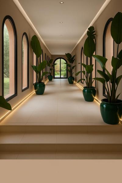 På billedet ses objektet Villa Nourr beliggende i byen Marrakech.
