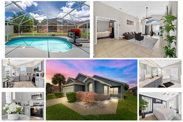 Entire Disney Retreat Home Minutes From Disney, Shopping, And Restaurants 4br,2ba,7beds Sleeps 10 - Celebration, FL