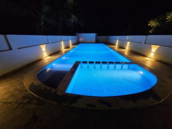 照片显示了位于Mahabalipuram市的Garden Villa, Tranquil 2BR Retreat, Pool & Garden, Mahabalipuram物件。