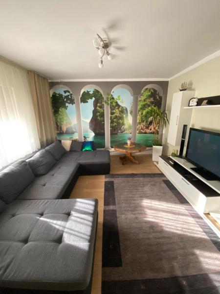 Na fotografii je vidět objekt Andrada Holiday House nacházející se ve městě Oradea.