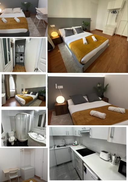 Na fotografii je vidět objekt Matiko habitaciones nacházející se ve městě Bilbao.