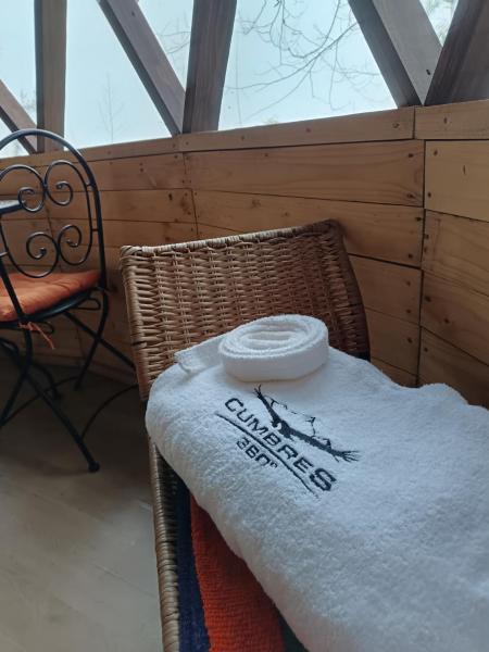 A la foto es mostra l'objecte Cumbres 360 situat a la ciutat de Melipeuco.