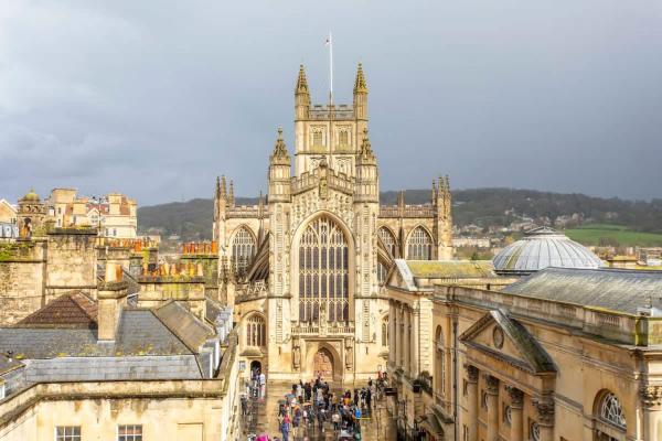 På bildet vises objektet Bath Abbey Views - Stylish & Central som ligger i byen Bath.
