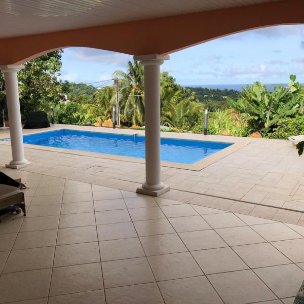 A la foto es mostra l'objecte Escale Bel horizon - Villa vue mer avec piscine situat a la ciutat de Le Robert.