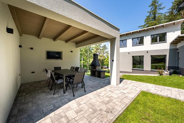 Na fotografii je vidět objekt The Houses - Chata u sjezdovky 1 nacházející se ve městě Měřín.