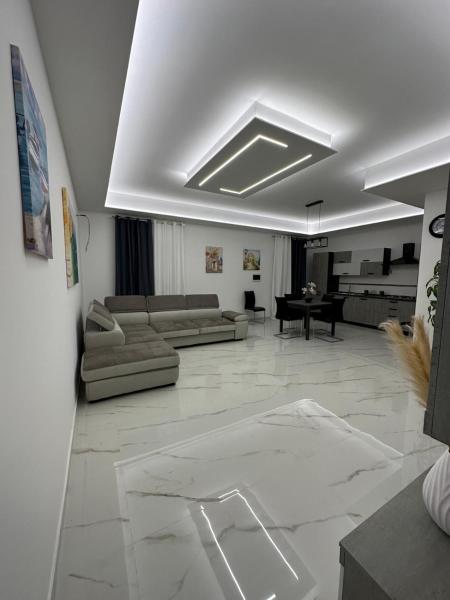 Na foto é possível ver o objeto Vitale House localizado na cidade de Borgetto.