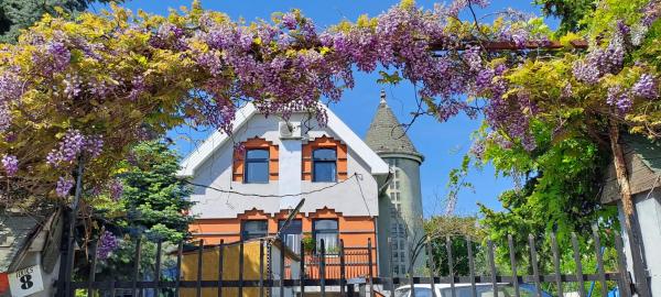 A la foto es mostra l'objecte Sárkány Lak situat a la ciutat de Diósd.