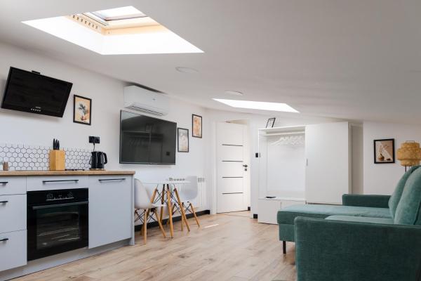 Na zdjęciu widoczny jest obiekt Apartament Green położony w mieście Boguchwała.